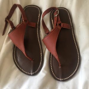 NWOT Genuine leather sandals